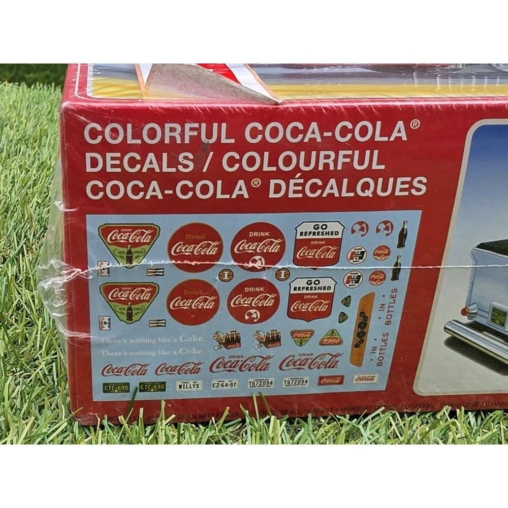 AMT 1940 Willys Pickup Coke Plastic Model Truck Kit #1145 1/25 New Sealed*Rip In